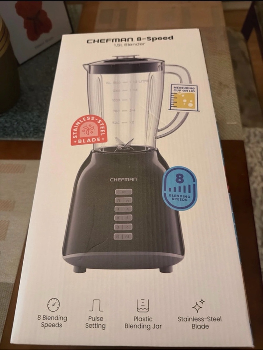 Chefman 8 Speed Blender